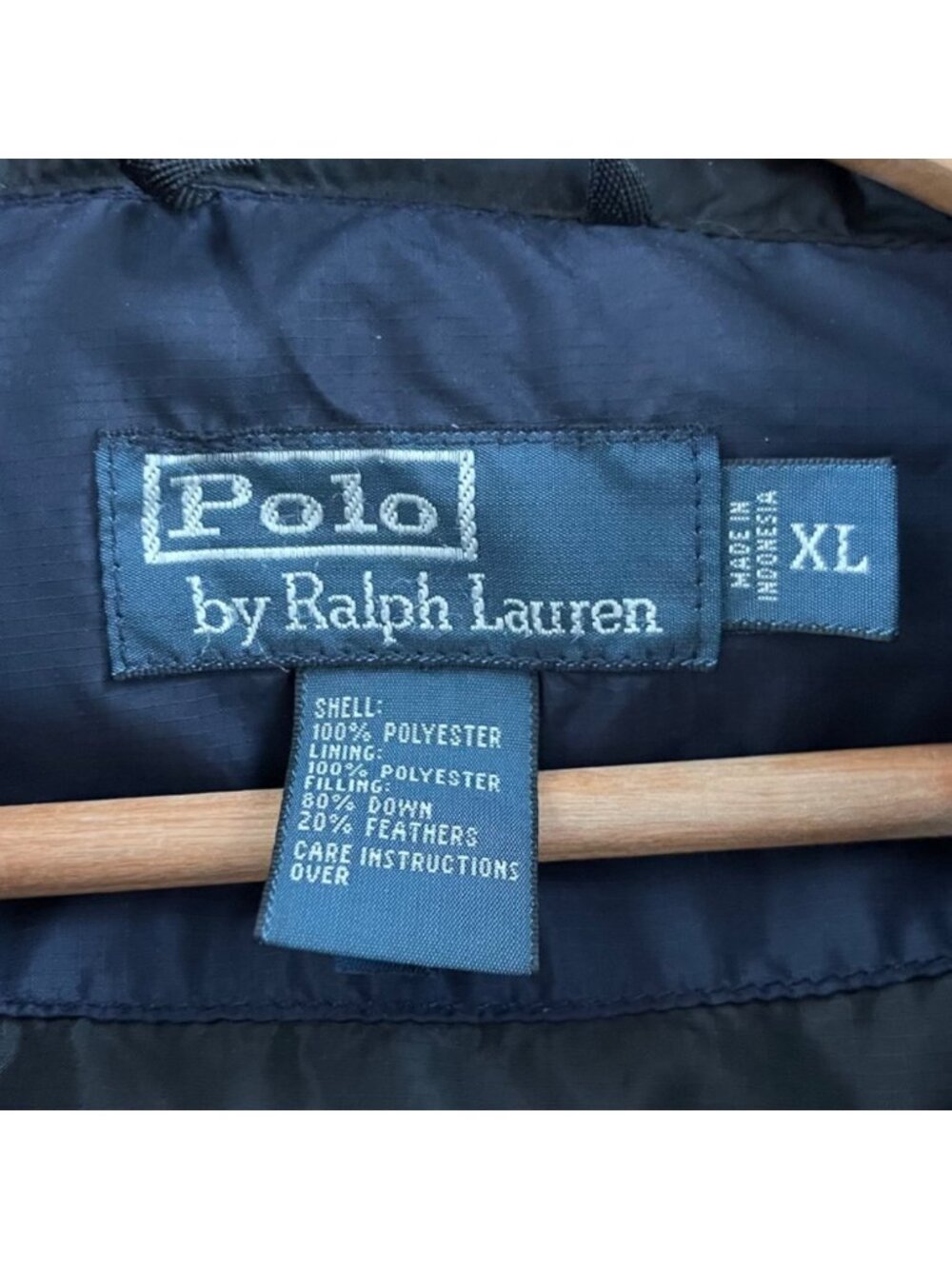 Polo Ralph Lauren Mens Down Puffer Vest Size XL Navy RLX Outdoor Preppy Gorpcore - Picture 3 of 14